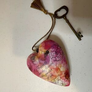 Demdaco Art Hearts Friends Are The Flowers Garden Margaret Berg with Key